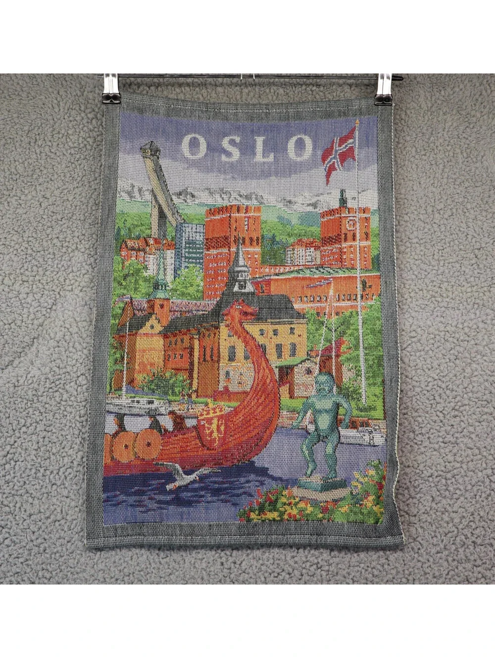 Ekelund Kitchen Towel Tapestry Oslo City Organic 19 x 13